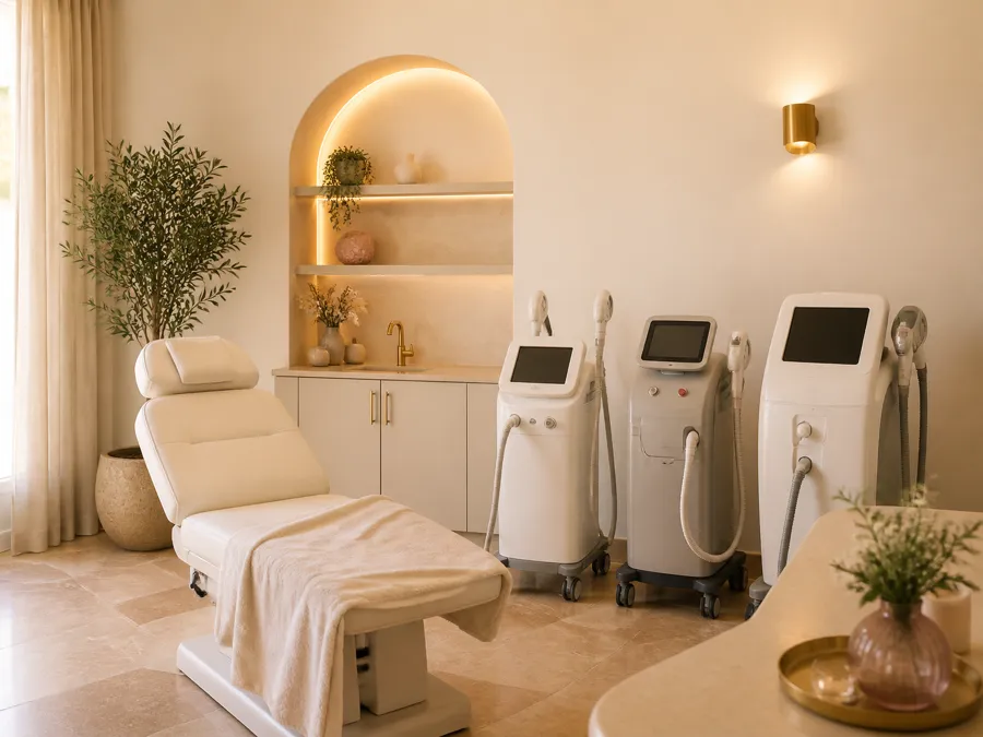 Zona de aparatología — instalaciones del centro de estética